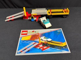 Lego 4544 Car Transport Wagon with Car 9V Railway Train from 1994