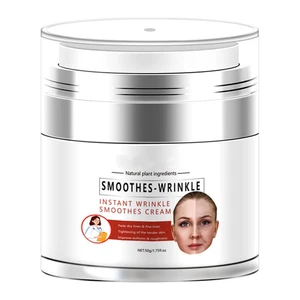 Instant Anti-Wrinkle Smooth Cream Vitamin E Hydrating Firming Face Moisturizer - Picture 1 of 5