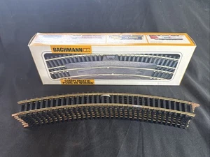 Bachmann HO Gauge Set 9 Piece Curved Train Tracks Snap-In - Picture 1 of 1