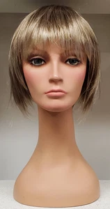 Anastasia 2388 Rene of Paris synthetic wig color Ice Blond NWT display - Foto 1 di 6