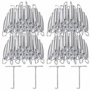 80Pcs 5.5" Trampoline Springs Heavy Duty Galvanized Steel Replacement Spring Kit - Picture 1 of 7