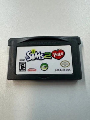The Sims 2 Pets 2006 Nintendo Gameboy Advance GBA Cartridge Only - Image 1 of 2