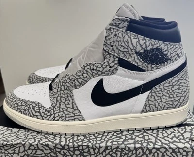 Size 16M - Nike Air Jordan Retro 1 High OG White Cement DZ5485052 - Image 1 of 4