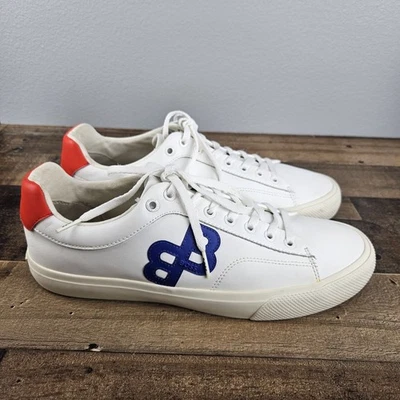 Кроссовки мужские Boss Aiden Tenn Flbb размер 44 белые темно-синие с логотипом низкие верхние тренировочная обувь - Изображение 1 из 4