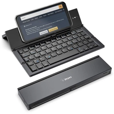Foldable Bluetooth Keyboard Portable Folding Wireless Keyboard with Portable ... - Image 1 of 4