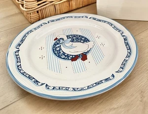 Baker Hart & Stuart Blue Duck Stoneware Plate Made in Japan - Picture 1 of 2