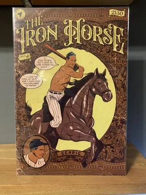 Impresión artística Pop Fly Pop Shop caballo de hierro Lou Gehrig New York Yankess Foto 1 de 2