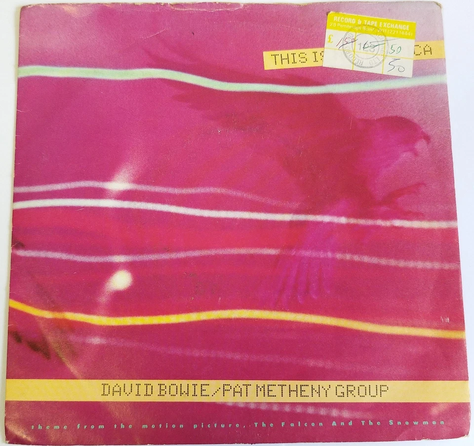David Bowie Pat Metheny Group This Is Not America 7" Vinyl 45rpm EMI EA190 - Image 1 of 4
