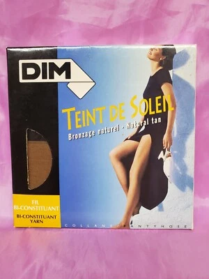 Pantimedias DIM Teiny De Soleil Talla 3 TERRACOTTA Lencería Bronceada Natural FRANCIA NOS Foto 1 de 4