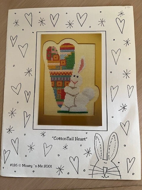 MOSEY 'N ME CottonTail Heart by Frank & Judy BIelec 2001 #126 - Image 1 of 3