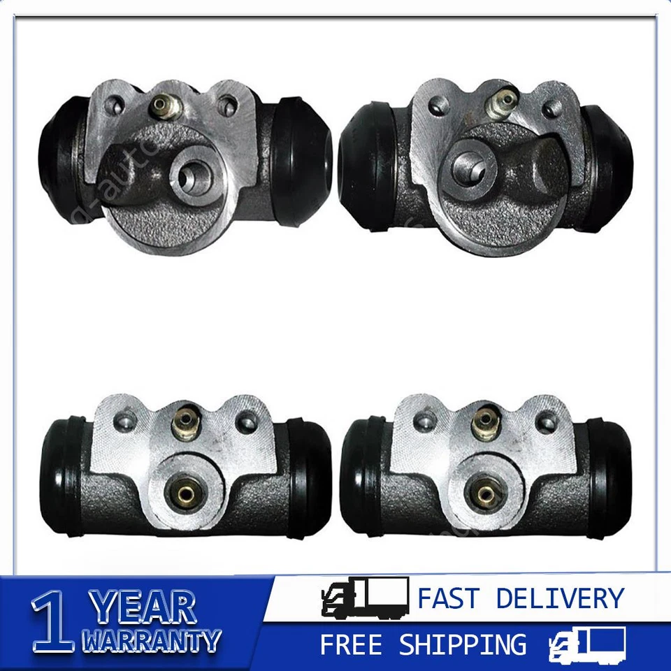 4x cilindros de roda de freio a tambor dianteiro traseiro central para Henry J Corsair 1953~1954 - Imagem 1 de 4