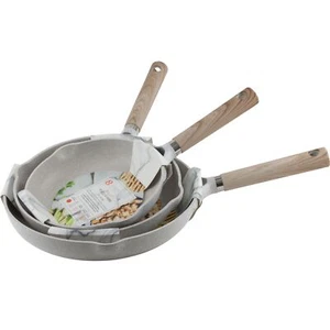 Masterclass Premium Cookware 8" 9.5" 11" Skillets Non Stick Frying Pans Set of 3 - Picture 1 of 2
