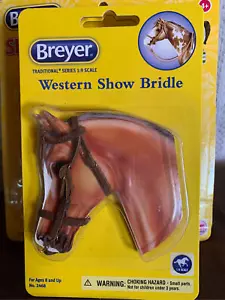 Brida modelo caballo Breyer accesorios tamaño tradicional Western Show - Imagen 1 de 2