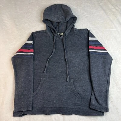 Bobbie Brooks Womens Size M Vintage Style Hoodie - Lightweight Gray Red White - Image 1 of 4