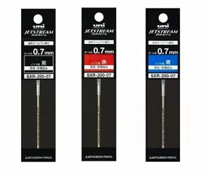 Uni Jetstream Prime Multifunction Pen Refill SXR-200-07 0.7mm 3 Color Select - Picture 1 of 9