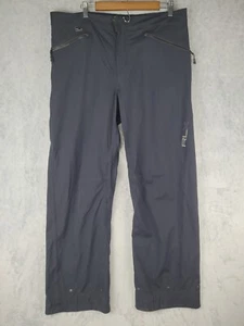 RLX Ralph Lauren Rain Pants Mens L (38x32) Black Golf Snap Waterproof Shell - Picture 1 of 17