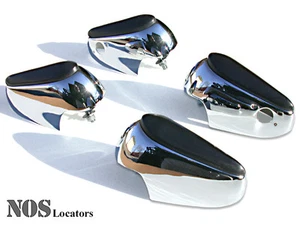 MGB Rubber Face Chrome Overrider Set of 4 NEW - Imagen 1 de 2