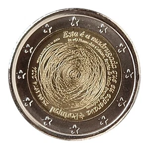2 Euro Münze Portugal 2024 Revolution Sondermünze Gedenkmünze - Bild 1 von 1