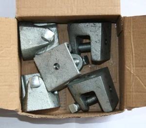 EGS Appleton BEAM CLAMPS BH-502 3/8-16 THREADED HOLES MALLEABLE IRON - Picture 1 of 2