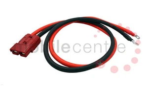 Conector rojo Anderson SB175 enchufe cable 1,5M de 35mm2 cable con terminales M8 - Imagen 1 de 1