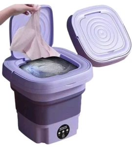 MINI LAVATRICE PORTATILE CON CENTRIFUGA PIEGHEVOLE USB SECCHIELLO PER BUCATO - Foto 1 di 2