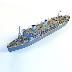Modellino carta nave trasporto husky scala 1/400 kit militare nave regalo non assemblato - Foto 1 di 10