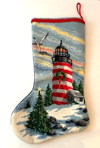 Needle Treasures #06888 Holiday Light Strumpf Nadelspitze Leuchtturm Weihnachten - Bild 1 von 4