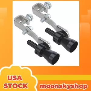 2x Motorbike,Car Exhaust Pipe Whistle S Loud Car Oversized Roar Maker Amplifier - Foto 1 di 9
