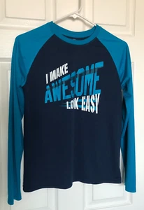 Athletic Works Long Sleeve Graphic Performance T-Shirt Pink Size XL/XG (14-16) - Picture 1 of 4