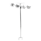 YARNOW Metal Airplane Windmill for Outdoor Decor