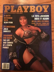 Vintage Playboy Magazine. November 1991. La Toya Jackson - Picture 1 of 7
