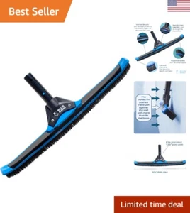 Ultra Wide Pool Brush - Provides 3X Force to Clean Pool Walls - 20" Premium B... - Picture 1 of 8