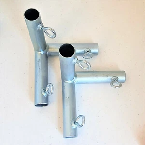 2pc 3 Way Flat Corner Canopy Fitting Carport Patio Garden Booth (F3B) 1" Pipe - Picture 1 of 3