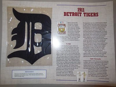 1 1991 willabee and ward 1911 detroit tigers patch - Image 1 of 3