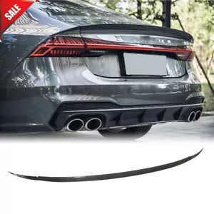 Alerón trasero de carbono real para Audi A7/Sline/S7 RS7 Sportback 2019+ - Imagen 1 de 12