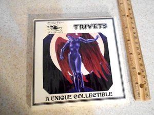 Stanley Mouse Led Zeppelin Blue Angel Trivet ceramic Tile Classic Rock - Picture 1 of 8