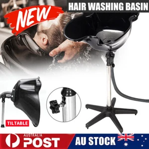 Mobile Barber Salon Basin Portable Shampoo Hairdressing Hair Wash Bowl Furniture - Picture 1 of 12