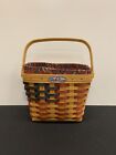 • Longaberger 25th Anniversary Basket 1998 with Stickers NWOT