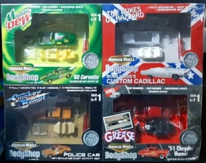 RARE Dukes of Hazzard Boss Hogg Custom Body Shop Cadillac Caddy Ertl Flag Box - Picture 1 of 10