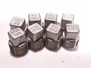 STECKER MIT AUSSENVIERKANTANTRIEB 3/8 ZOLL NPT 304 EDELSTAHL KLASSE 150 - 8 STÜCK - Bild 1 von 1