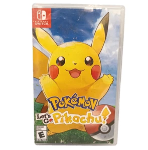Pokemon Lets Go Pikachu Nintendo Switch HAC P ADW2A EE. UU. ESRB 1 o 2 jugadores - Imagen 1 de 10