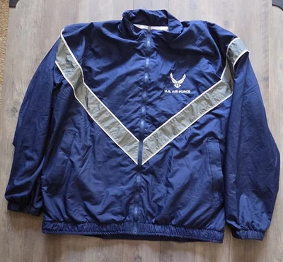 Jaqueta corta-vento da Marinha da Força Aérea dos EUA com design reflexivo masculina M  - Imagem 1 de 4