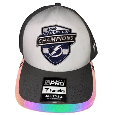 Gorra Fanatics Tampa Bay Lightning 2020 Stanley Cup Champions nueva con etiquetas gorra NHL Foto 1 de 4