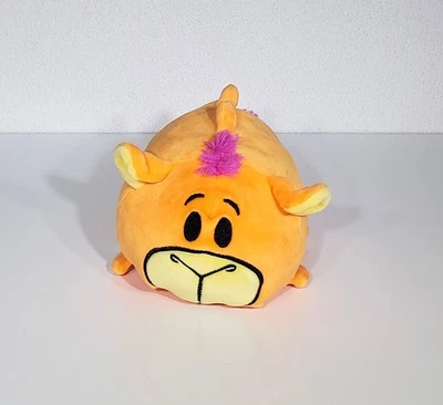 RARE HTF Bun Bun Stacking Neon Orange Camel Stuffed Animal Plush Toy 7" Long EUC - Image 1 of 4