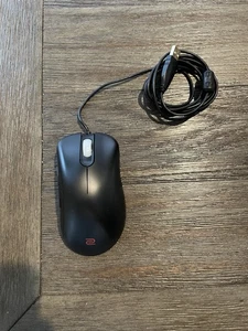 BenQ Zowie EC1-A ergonomische kompetitive Gaming USB kabelgebundene Maus schwarz getestet/funktioniert - Bild 1 von 5