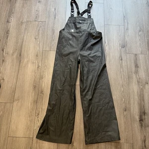 Mono de pesca impermeable Carhartt babero poliuretano negro talla XL - Imagen 1 de 9