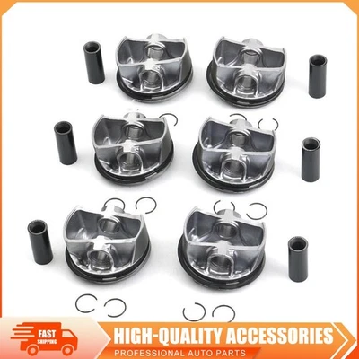 6x STD Φ96mm Pistons Rings Kit For Porsche Macan Panamera S 4S 970 95B 3.0T V6 — 第 1/4 张图片