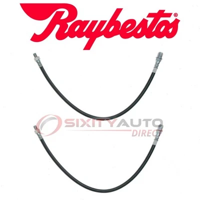2 pc Raybestos Front Brake Hydraulic Hose for 1953 Dodge B-4 Truck - Hoses dy Foto 1 de 4