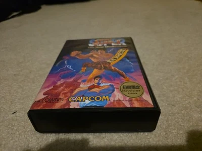 FM TOWNS Marty SUPER STREET FIGHTER II  CAPCOM Cib Complete +6 Button Controller - Image 1 of 4
