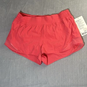 NWT LULULEMON Hotty Hot High Rise Short 2.5" Women’s Size 12 Glaze Pink (glzp) - Picture 1 of 5